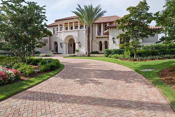 Residential Paver Driveway in Boiling Springs, NC